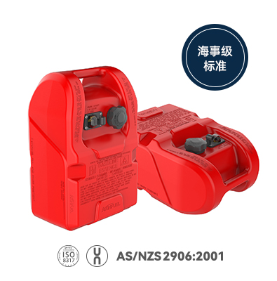 AKINFUEL 12L/24L 红色舷外机油箱带液观察窗 |双层HDPE
